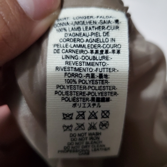 Free people lambs leather alligator prnt midi skir - Picture 7 of 9